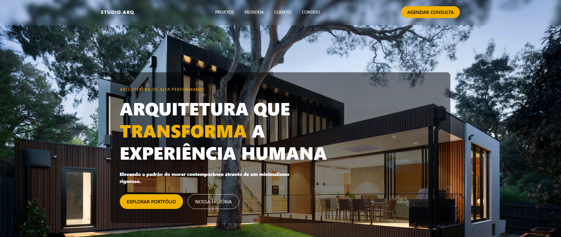 Template para arquiteto